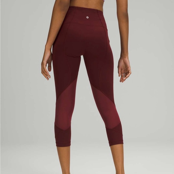 Lululemon Pace Rival High-Rise Crop 22" legging 
Red Merlot - Picture 1 of 7